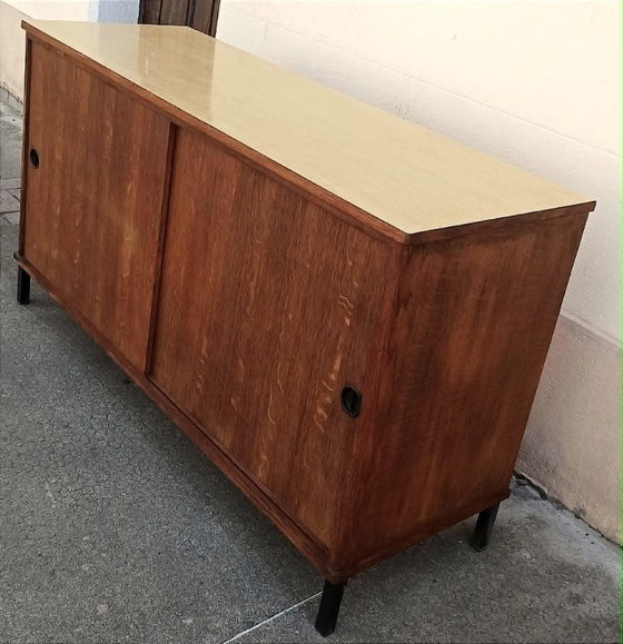 Image 1 of Sideboard with sliding doors, 1950s, 159.8 cm wide