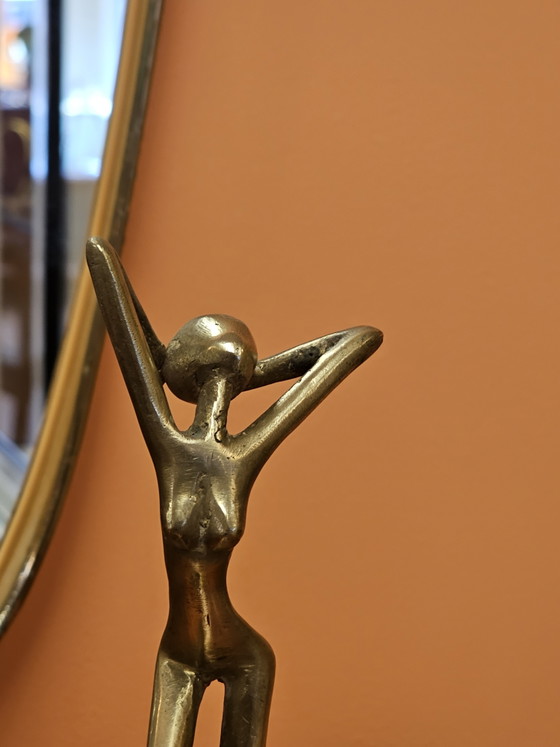 Vintage Brass Figurine Dancing Woman Ballerina – Decorative Objects (photo 6 of 8)