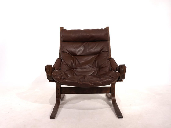 Image 1 of Poltrona in pelle Westnofa Siesta di Ingmar Relling, 1960