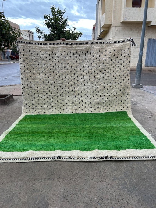 Großer handgefertigter Berberteppich 200 cm x 300 cm