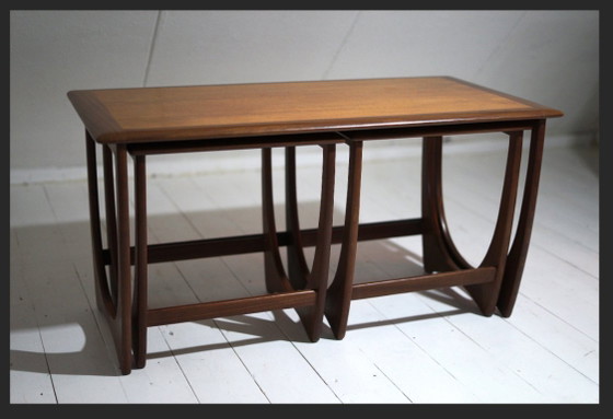 Coffee Table / Nesting Tables / G-Plan / Set of 3 / vintage / mid-century / teak, Wood, Brown (photo 5 of 14)