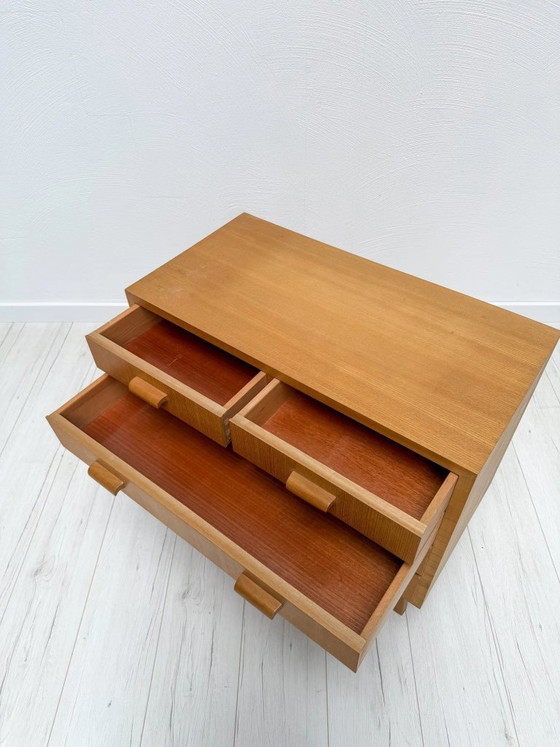 Image 1 of Cassettiera vintage in rovere stile Mid-Century Modern, design scandinavo, anni '60