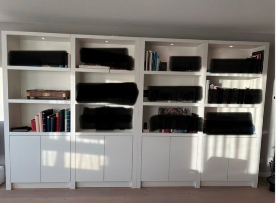 Image 1 of Meuble de salon/bibliothèque sur mesure en 2 pièces