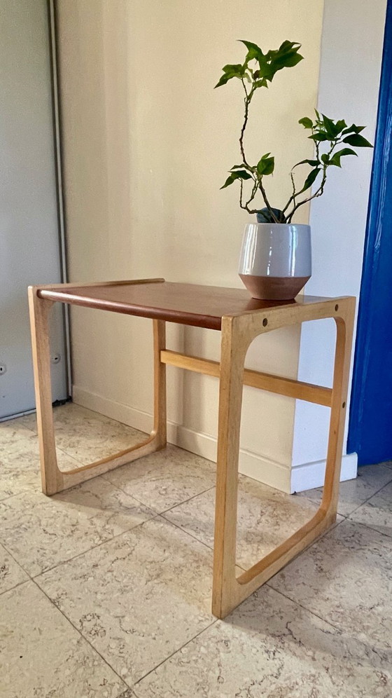 Image 1 of Tavolino da caffè vintage in legno esotico