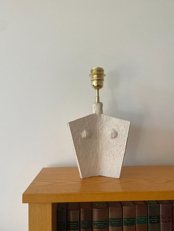 Image 1 of Franse hedendaagse keramische lamp, "Idolo" van Renzo Maar