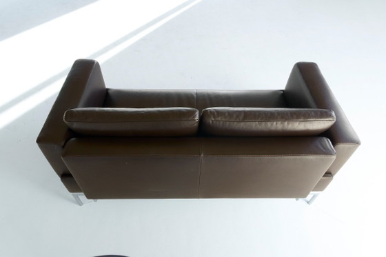 Image 1 of Divano di design FSM EASY | Pelle spessa a sigaro