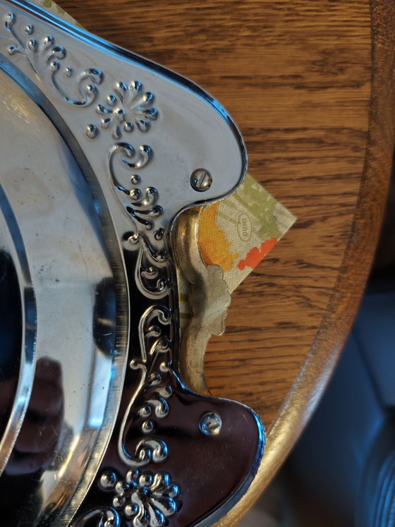 Plat de service vintage argenté – Accessoires de table, Métal (photo 9 of 9)