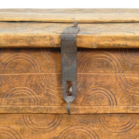 Image 1 of Antique Shepherd’s Chest, 1850’s