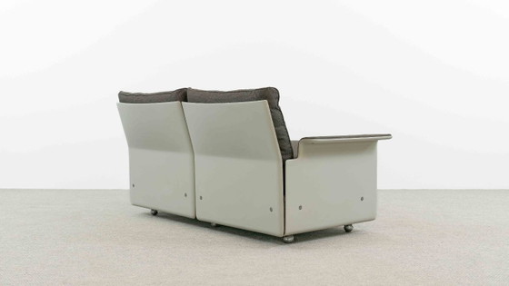 VITSOE SEATGROUP VAN DIETER RAMS, MODEL 620, EASYCHAIR+SOFA – Bankstel, Textile (photo 13 of 37)