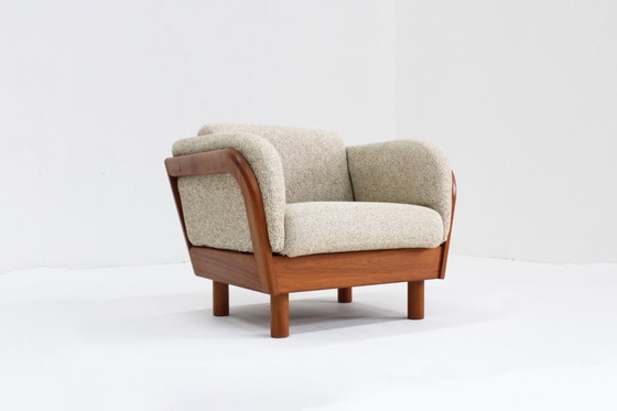Image 1 of Fauteuil vintage danois en teck, style Olsen Laursen, années 1960