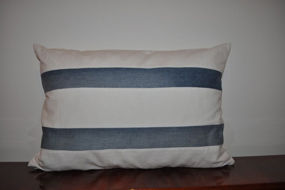 Cuscini vintage a righe, set da 2 – Tessile (photo 3 of 4)