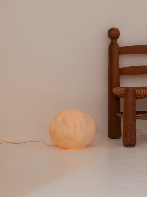 Image 1 of Lampada vintage in plastica Heico con ciottoli e pietre, circa 1980 dlg Cazenave