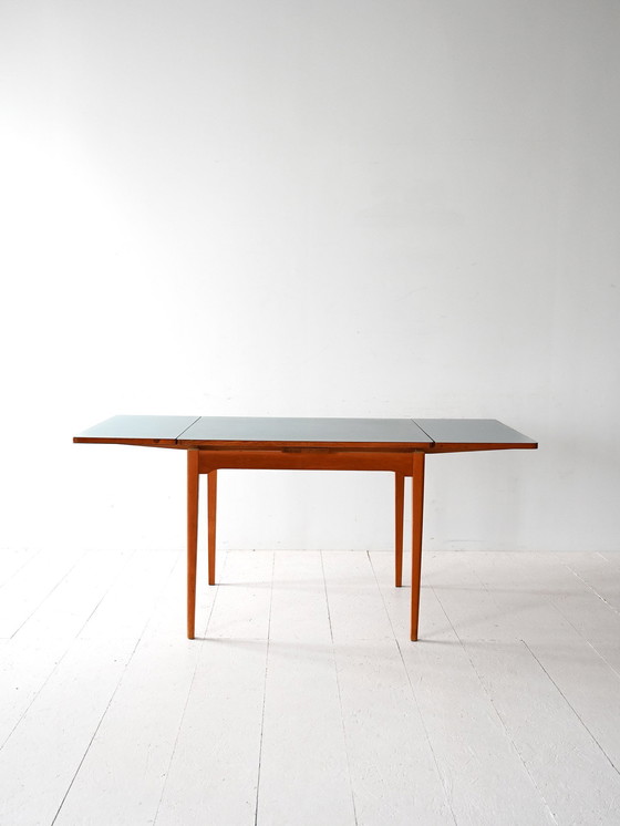 Image 1 of Swedish Vintage Extendable Dining Table, 1950s