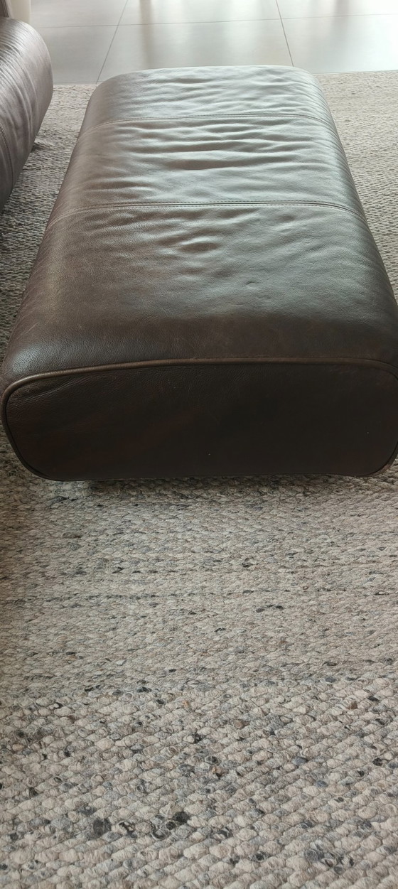 Image 1 of Rolf Benz 4-Sitzer-Sofa und Fußhocker