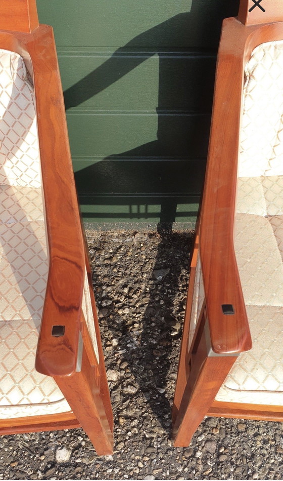 Image 1 of 6 fauteuils de salle à manger Schuitema