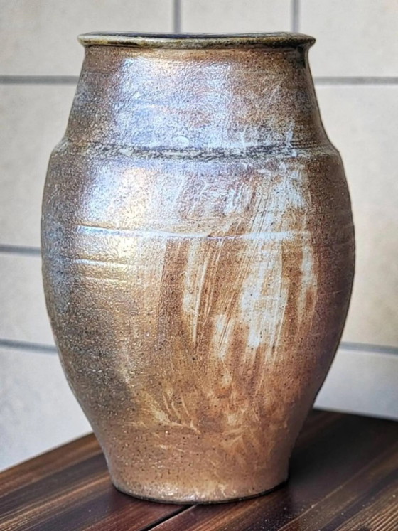 Vaso in gres Jean-Michel Doix / Puisaye – Vasi, Porcelain, Brutalist (photo 5 of 10)
