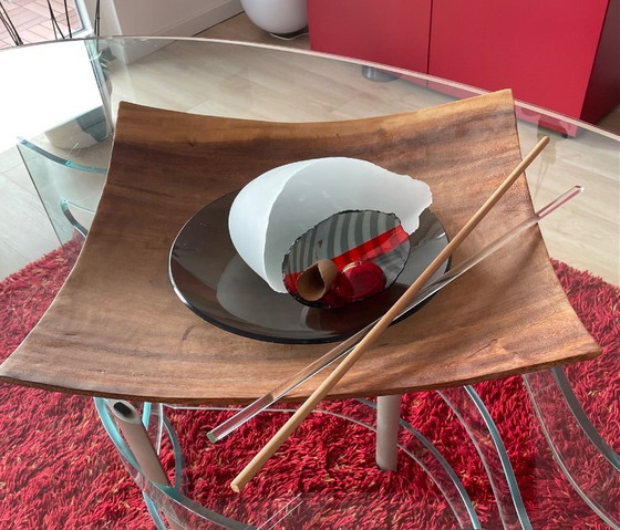 Image 1 of Objeto de vidrio único "BANTEN" de Frank van den Ham