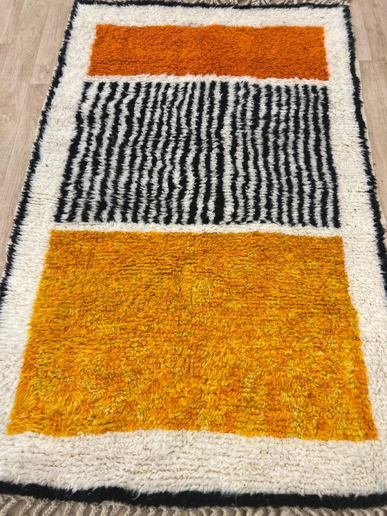 Alfombra naranja de 300 cm x 210 cm. – Wool (photo 2 of 11)