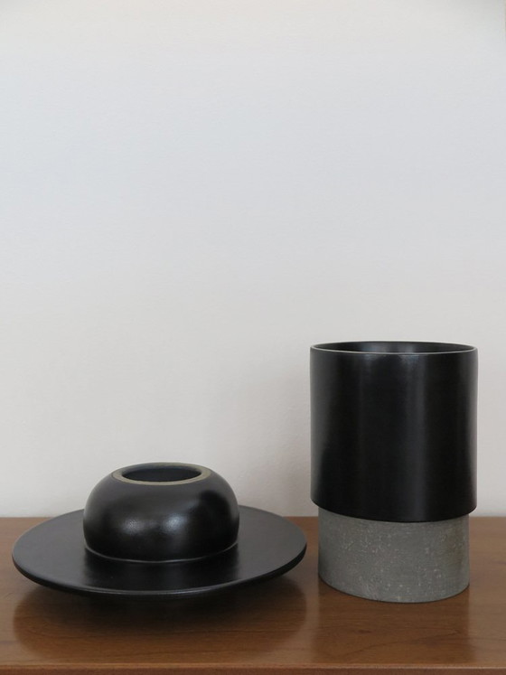 Vaso scultura di Mario Ferrarini per Bitossi, Italia – Vasi, Ceramica (photo 5 of 13)