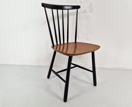 Image 1 of Stuhl im Tapiovaara-Stil von Polonio Holland 1960s