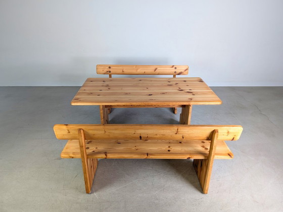 Image 1 of Seating group Karl Andersson and Sner Carl Malmsten 2 benches + table