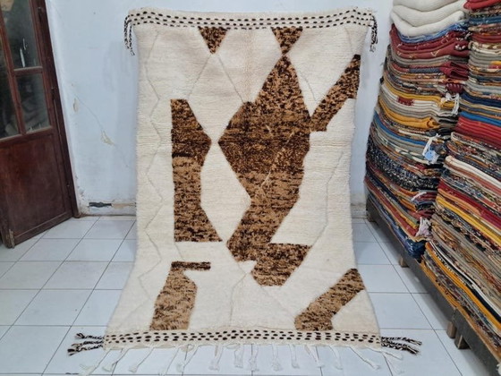 Traditioneel handgemaakt vloerkleed van zuivere wol afmeting 2/3 m – Aime Té, Vloerkleden en tapijten, Wool (photo 2 of 8)