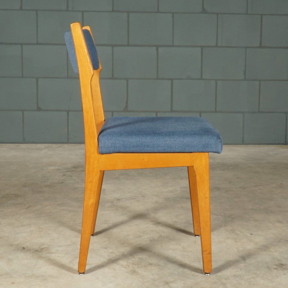 Image 1 of Set of 6 vintage dining chairs – blue