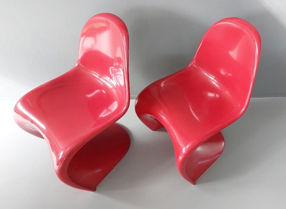 Image 1 of Set Verner Panton S Chairs 1st edition Herman Miller 1968