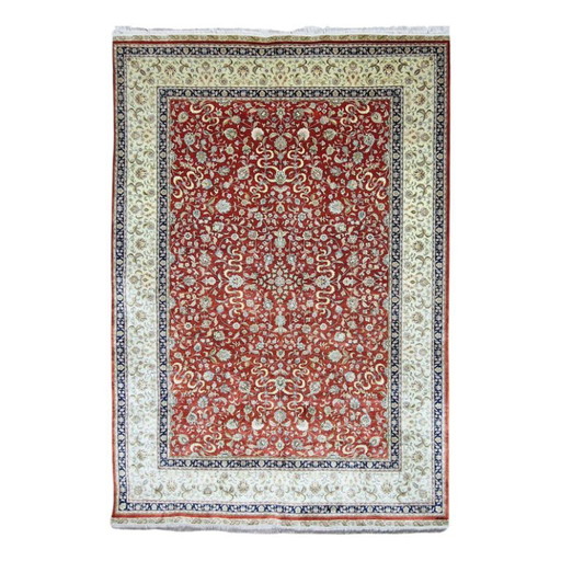 Alfombra de seda Hereke firmada – 246 × 175 cm – vloerkleden en tapijten, Wool
