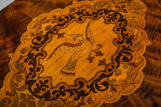 Tavolo da Lavoro per Cucito Biedermeier in Mogano, 1850 – Tavolini, Wood (photo 11 of 16)
