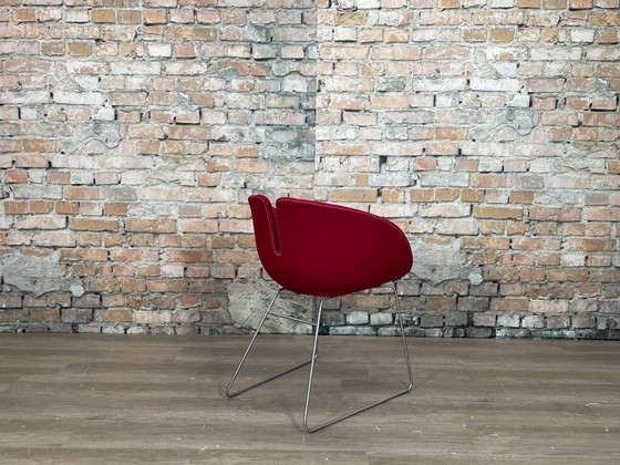 Moroso Fjord - rouge | Patricia Urquiola, Chaises de salle à manger, Textile, Métal, Modern (photo 6 sur 15)
