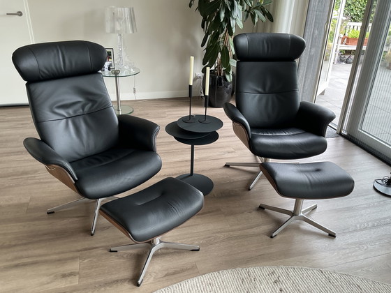 Image 1 of Silla giratoria Time-Out con reposapiés