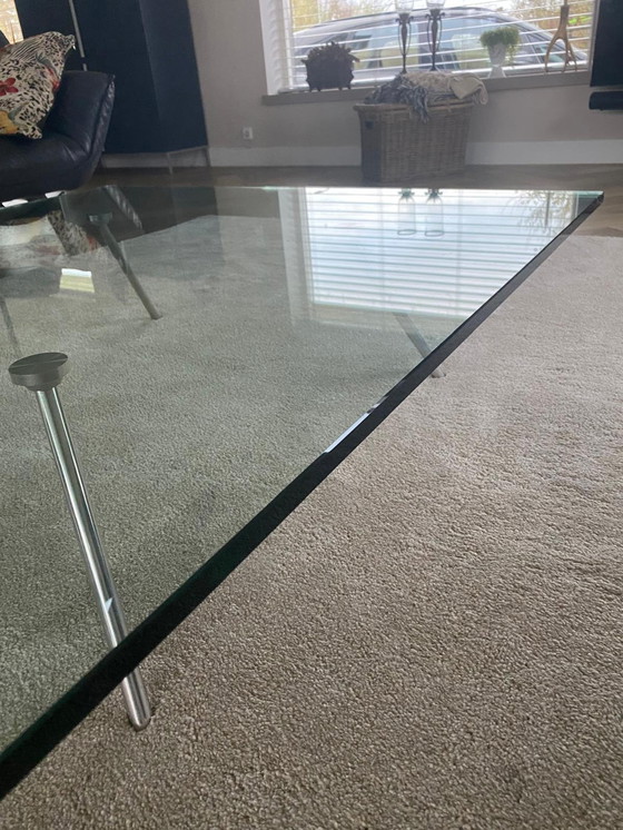 Image 1 of Table basse en verre Maupertuus 120x120x30cm