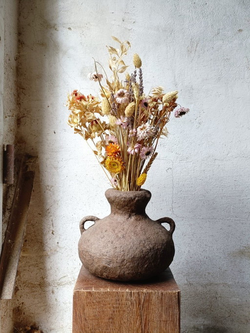 Wabi-Sabi Pappmaché Vase
