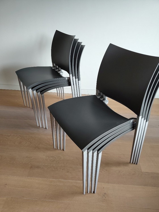 Image 1 of 8 Desalto Sand-Stühle in ausgezeichnetem Zustand