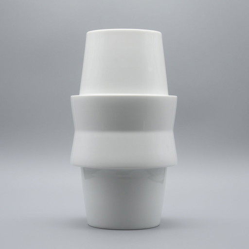 Vintage Hutschenreuther Porcelain Vase H 27 cm