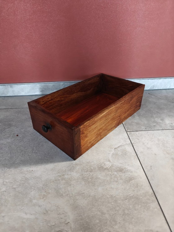 Mobile Farmacia Vintage in Rovere - 15 Cassetti – Cassettiere, Wood (photo 5 of 5)