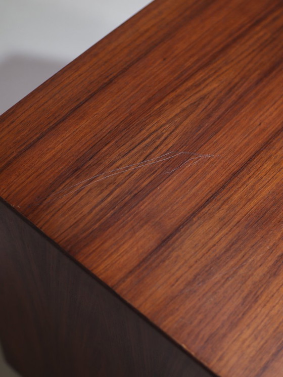 Image 1 of Cabinet with tambour doors HG Furniture rosewood Danish