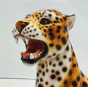 Leopard Statue Ceramic