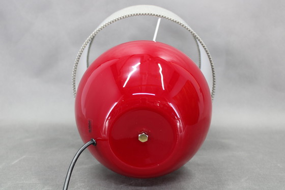 Image 1 of 1970s Italian VeArt Glass Table Lamp with Fabric Lamp Shade