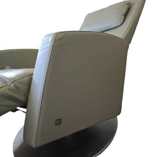Image 1 of 1x Rolf Benz LSE 5800 relaxfauteuil leer olijf luxe meubilair