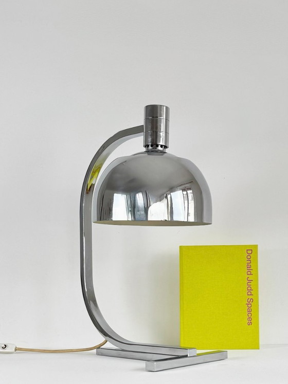 Image 1 of AM/AS lamp in chromed brass by Franco Albini, Italy, 1960