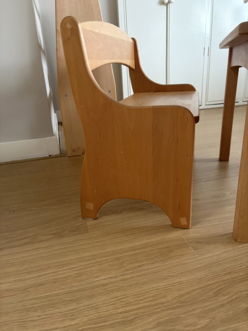 Essenhouten kinder meubilair