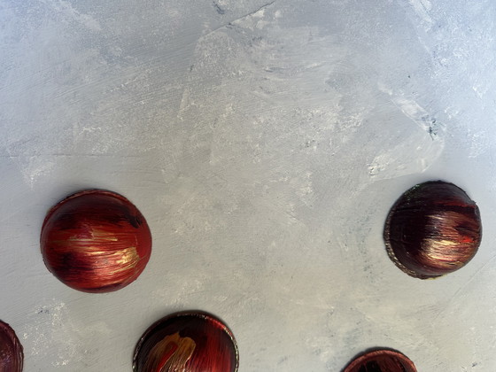 Image 1 of Peinture abstraite Acrylique sur lin 100x73 cm