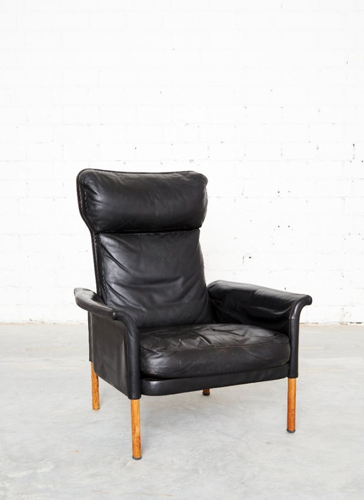 Hans Olsen Highback Armchair for C.S. Møbler – fauteuils, Leather (photo 2 of 16)