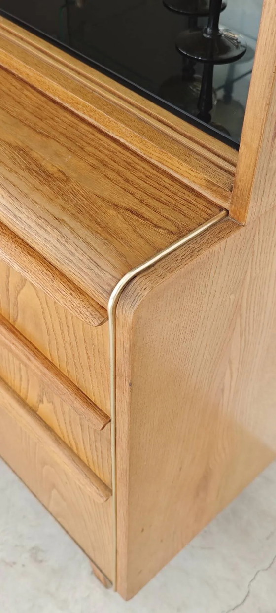 High buffet / Sideboard U 372 / 386 by B Landsman and H Nepozytek 60 – Jitona, Display cabinets, Wood, Glass (photo 16 of 40)