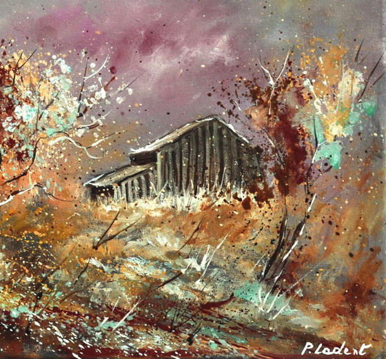 Alte Scheune im Herbst – Kunst, Canvas (photo 4 of 5)