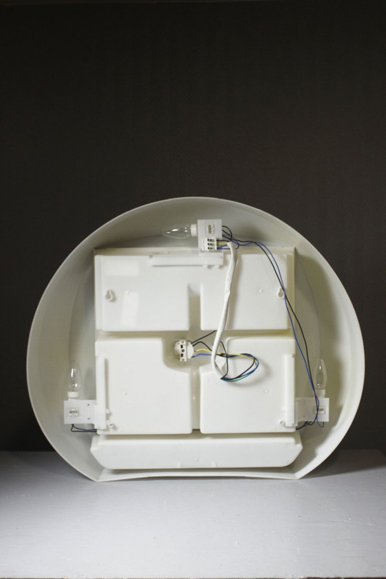 Allibert Design Space Age jaren 70 Paulin Verlichte Wandgemonteerde Badkamerkast – Wandkast, Glass, Plastic (photo 18 of 22)