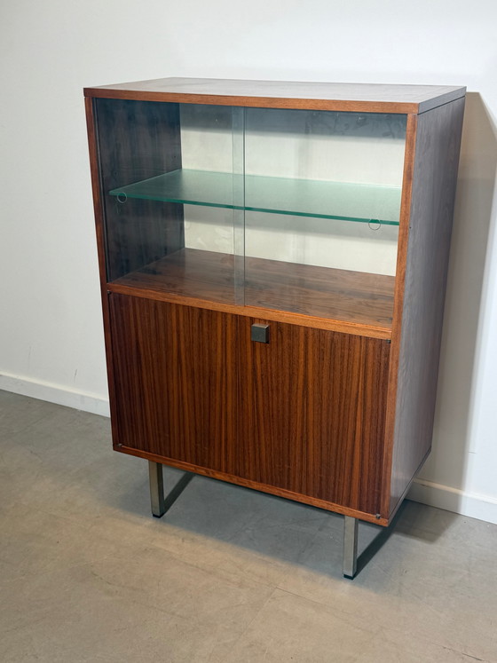 Image 1 of Alfred Hendrickx voor Belform Display Cabinet – Vitrine van palissanderhout