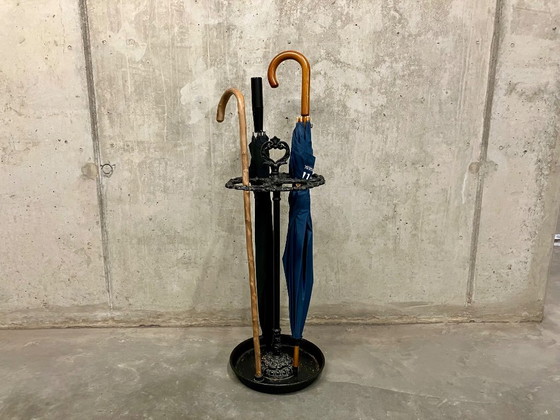 ☂️ Portaombrelli / supporto per ombrelli in ghisa nera – Metallo (photo 2 of 5)